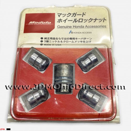 JDM Modulo Honda Access 4pc Locking Lug Nut Set 
